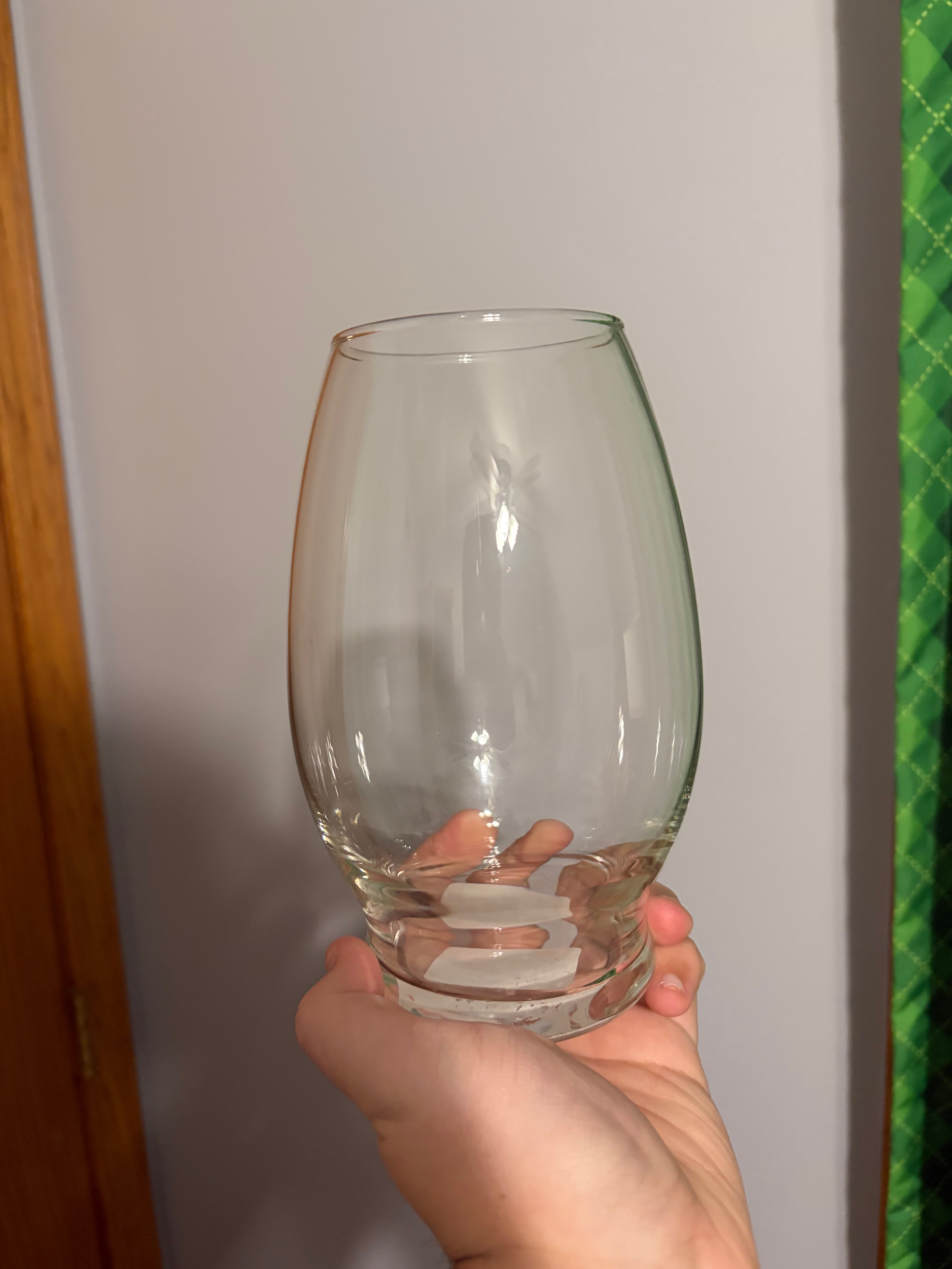 Floral Garden Clear Mario Glass Vase